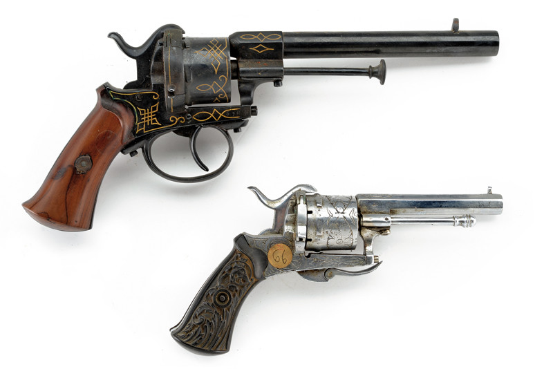 Lotto di due revolver a spillo