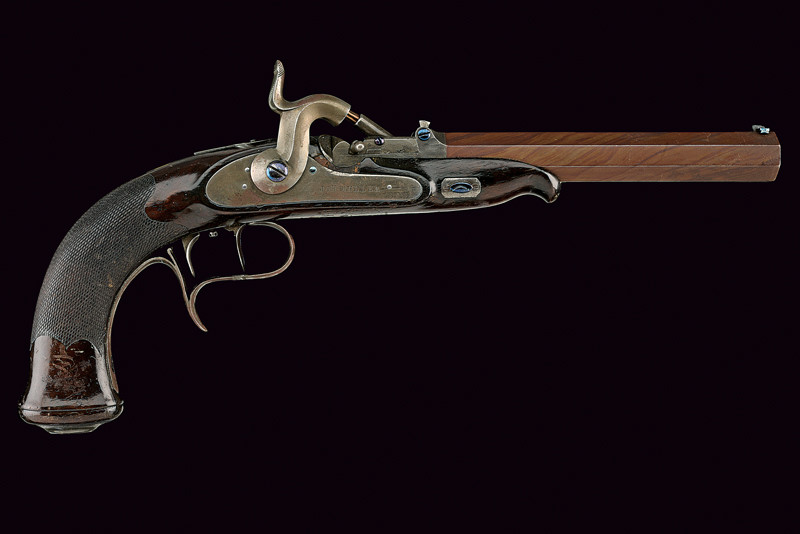 Pistola convertita a retrocarica