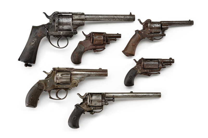 Lotto di sei revolver