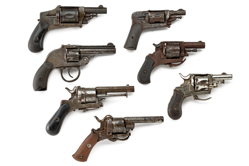 Lotto di sette revolver