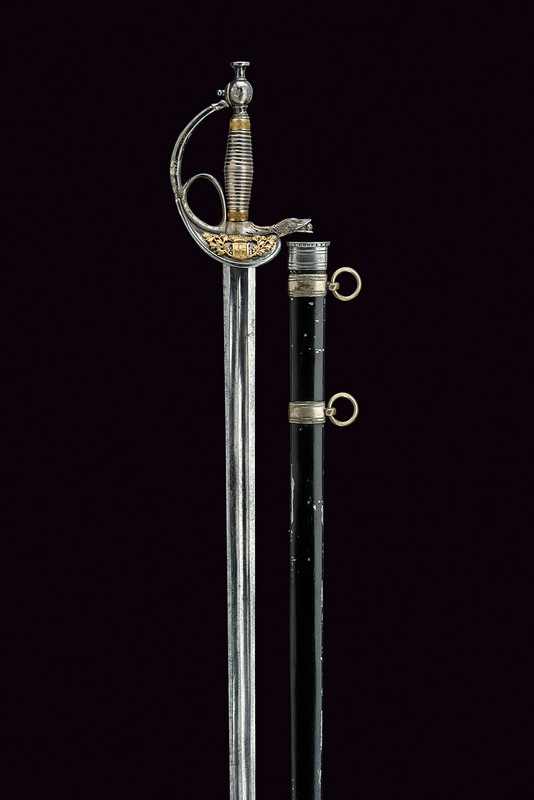 Rara spada Albertina mod. 1833 da uffiale superiore medico