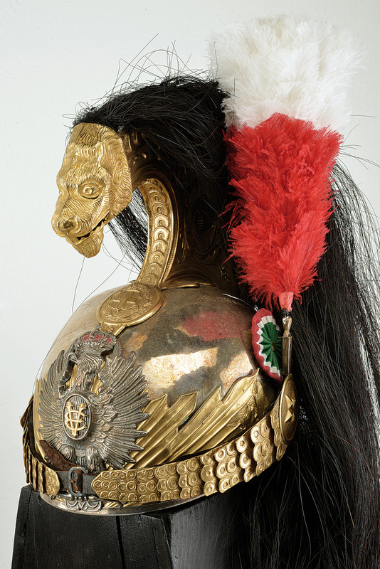 Bell'elmo da corazziere modello 1900