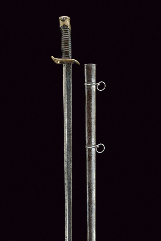 Baionetta-lancia Treuille de Beaulieu mod. 1854 per le cento guardie