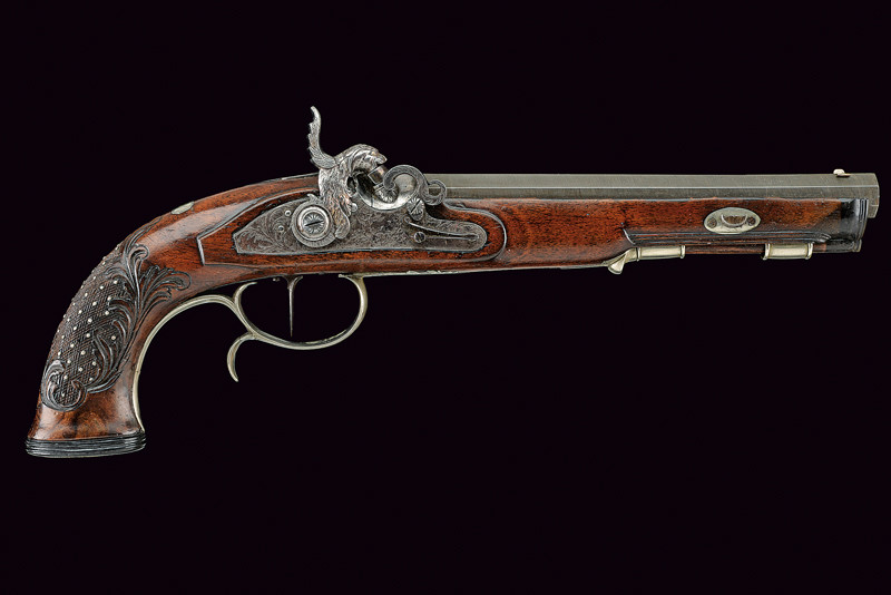 Bellissima pistola a luminello di F. Morgenroth