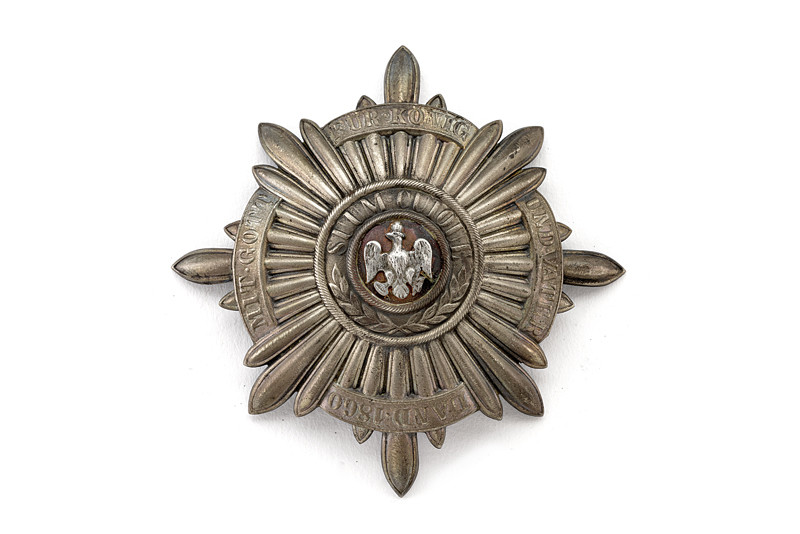 Fregio per elmo Guard du Corps da truppa