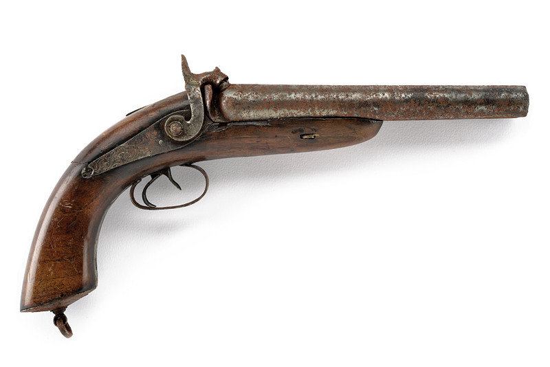 Pistola a luminello a due canne