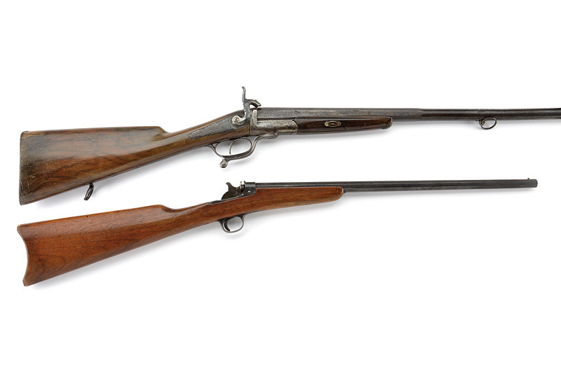 Lotto di due fucili a retrocarica