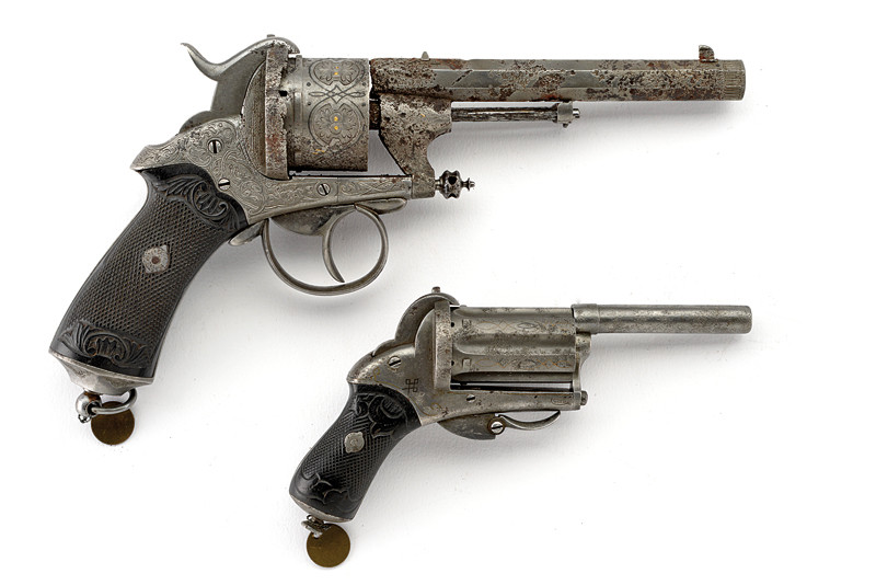 Lotto di due revolver Chamelot & Delvigne