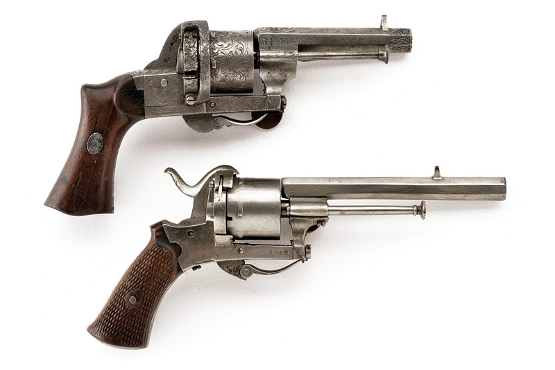 Lotto di due revolver a spillo