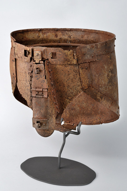 Rarissima cintura di castità maschile