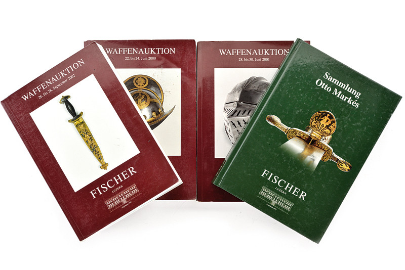Fischer - lotto di quattro cataloghi d\'asta