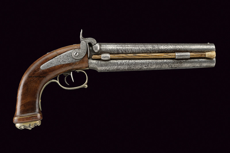 Pistola a luminello a due canne sovrapposte