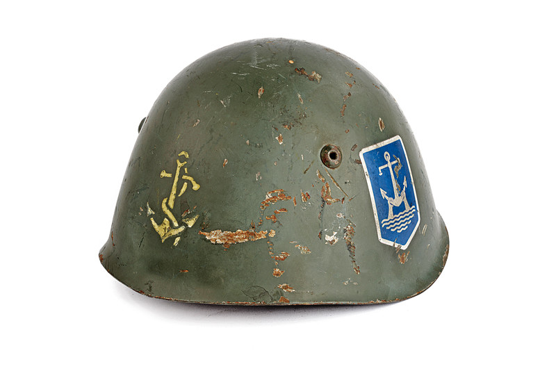Elmetto Mod. 1933 del Battaglione San Giusto