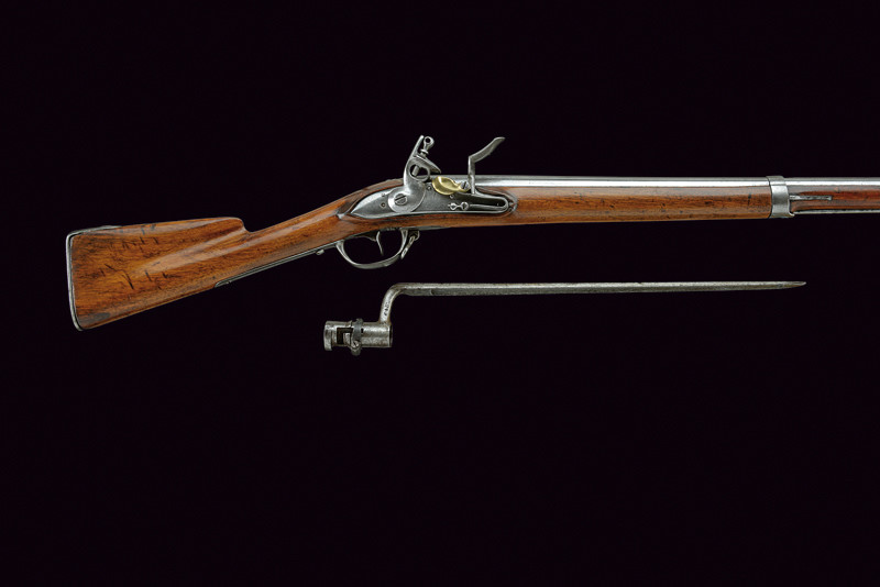 Fucile a pietra focaia mod. 1777/AN 9 con baionetta
