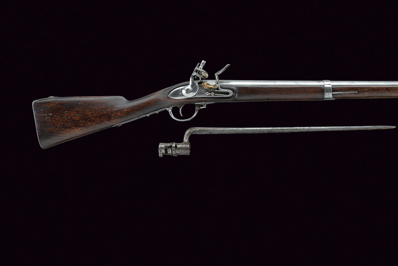 Fucile a pietra focaia mod. 1823 con baionetta