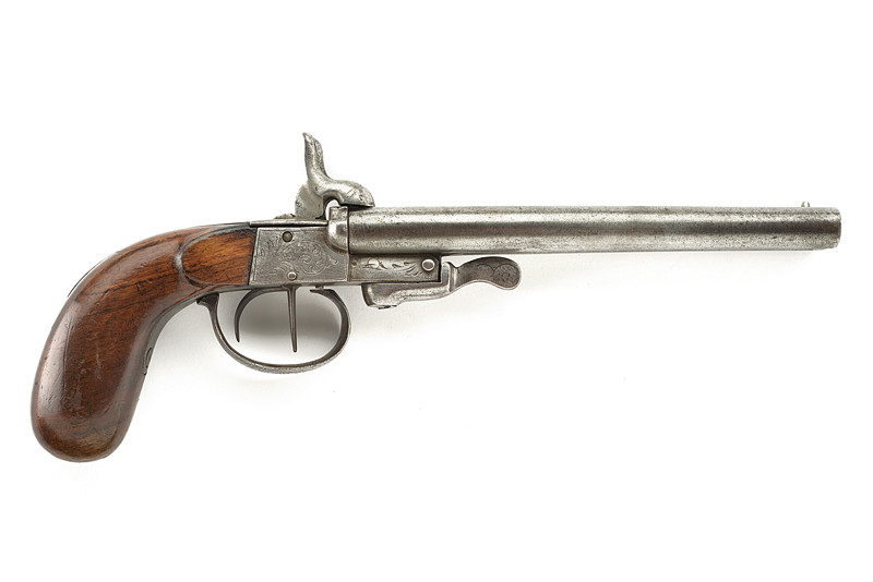 Pistola a spillo a due canne