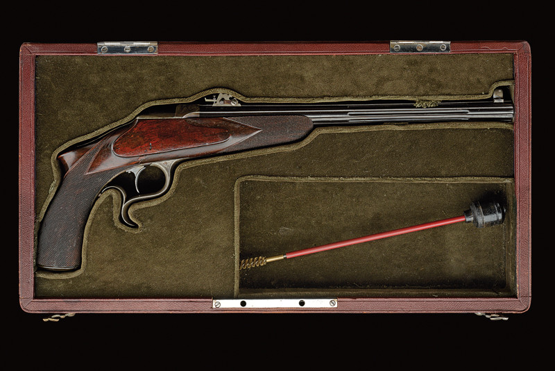 Pistola da tiro a retrocarica sistema Schatzl