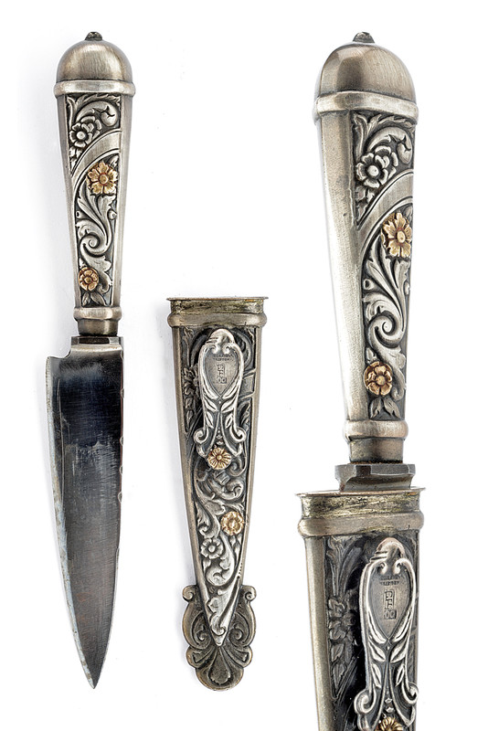 Coltello da gaucho in argento