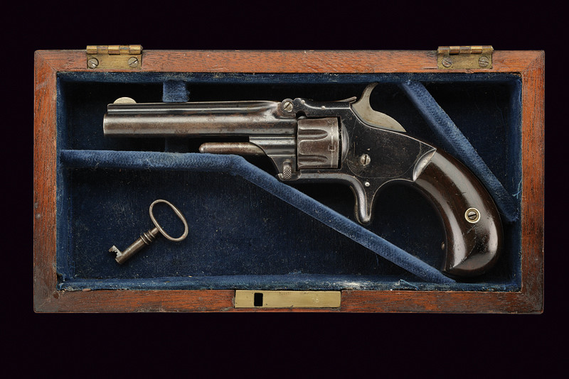 S&W Model No. 1 Third Issue Revolver in cassetta