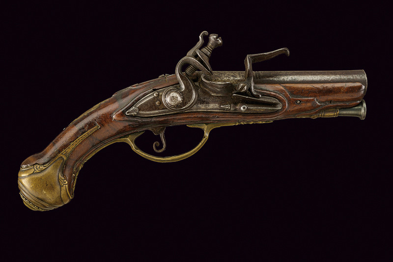 Pistola a pietra focaia da viaggio