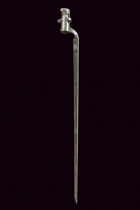Rara baionetta con mirino per Infanteriegewher Mod. 1842