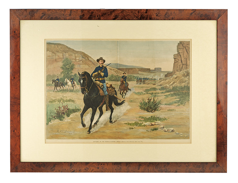\"Cavalry on the march - Danger ahead\"