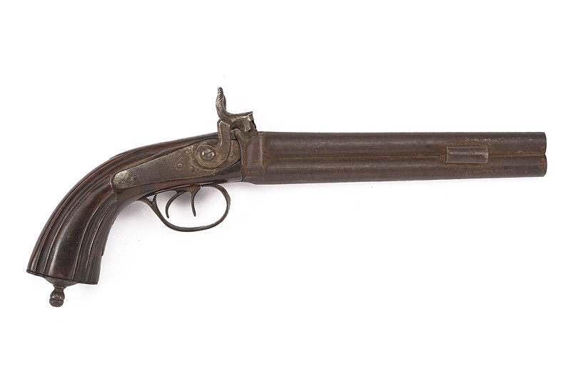 Pistola a luminello a due canne sovrapposte
