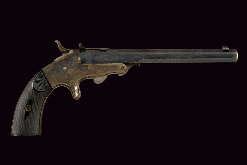 Pistola da tiro a retrocarica