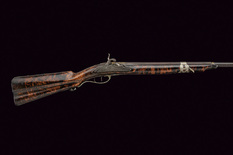 Bellissimo fucile ridotto a luminello di Steckel