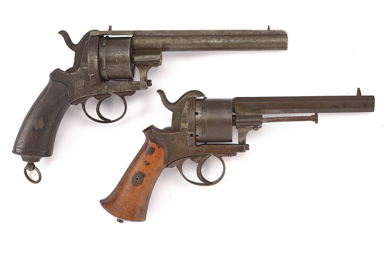 Lotto di due revolver a spillo