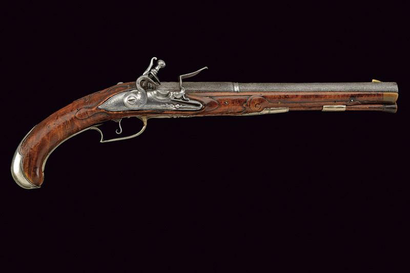 Interessante pistola a pietra focaia