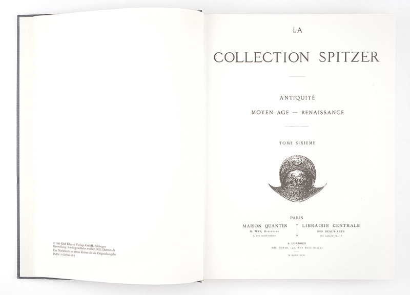 "La Collection Spitzer - Antiquité Moyen Age - Renaissance"