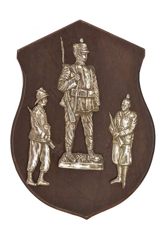 Piccola collezione di tre ex voto militari