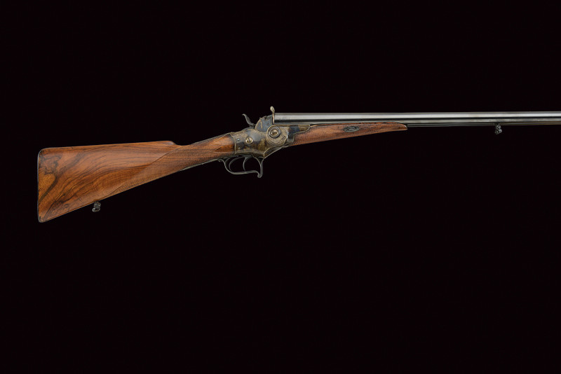 Doppietta con brevetto Remington e Nagant a retrocarica