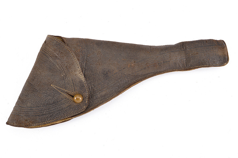 Fondina in cuoio per revolver
