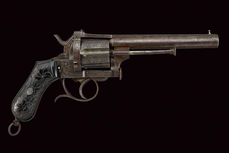 Interessante revolver a spillo di Mazza