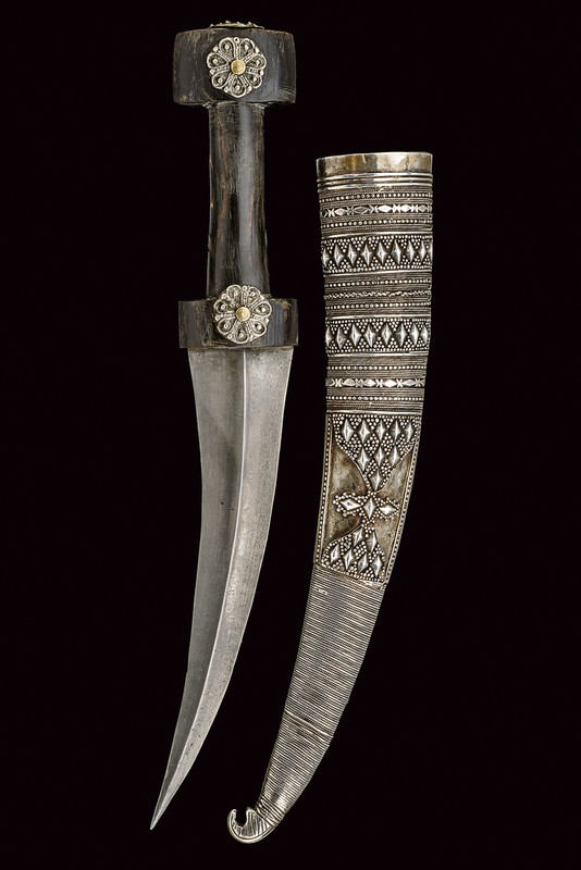 Kandshar con fornimenti in argento