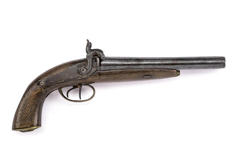 Pistola a luminello a due canne