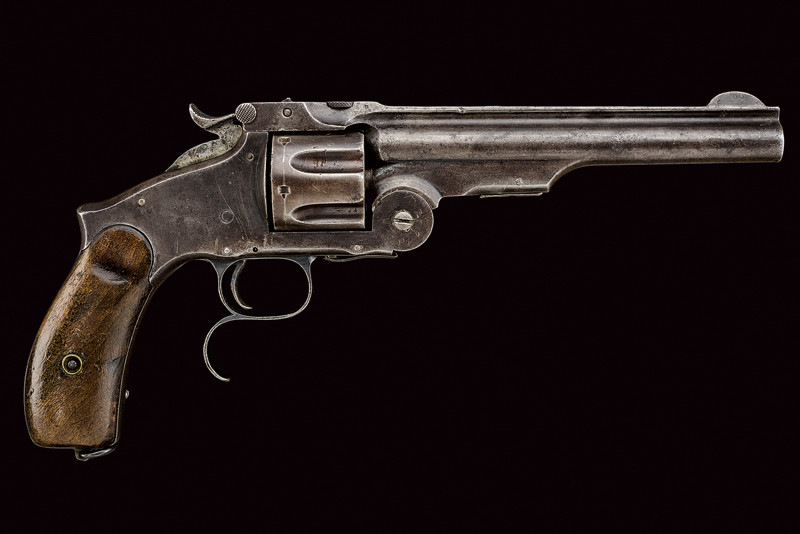 S&W Model 3 Russian Third Model revolver di Ludwig Loewe