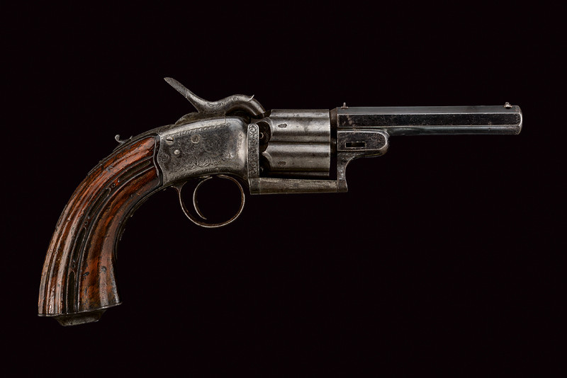 Raro revolver a luminello di transizione di Joseph Lang