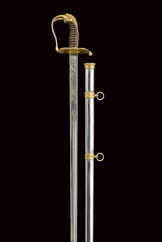 Spada da ufficiale subalterno della Guardia Civica Mod. 1847 