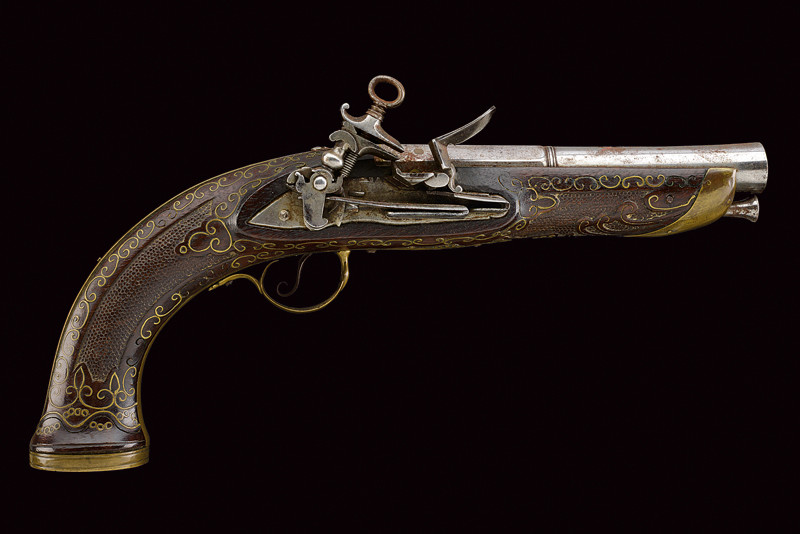 Pistola a pietra focaia da ufficiale