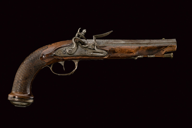 Pistola a pietra focaia da ufficiale