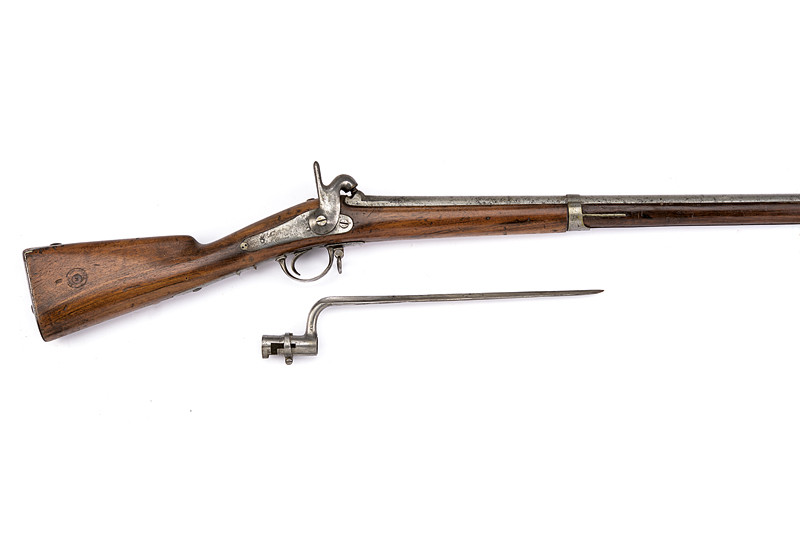 Fucile a luminello m od. 1842 con baionetta