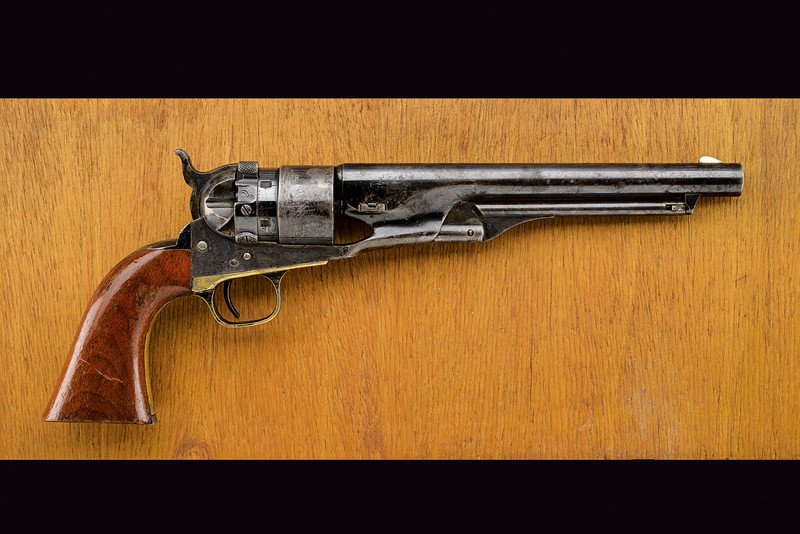 Rarissimo Colt Model 1860 Army Thuer's Conversion Revolver.