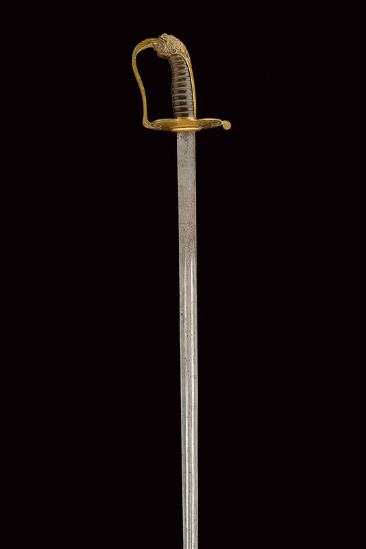 Spada da ufficiale subalterno della Guardia Civica Mod. 1847