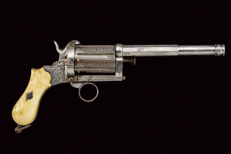 Pepperbox revolver a spillo