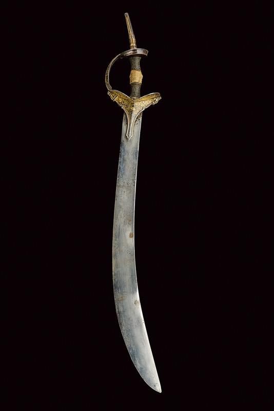 Khanda con lama curva