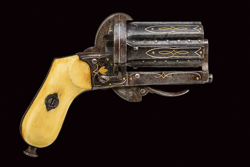 Bel pepperbox revolver a spillo