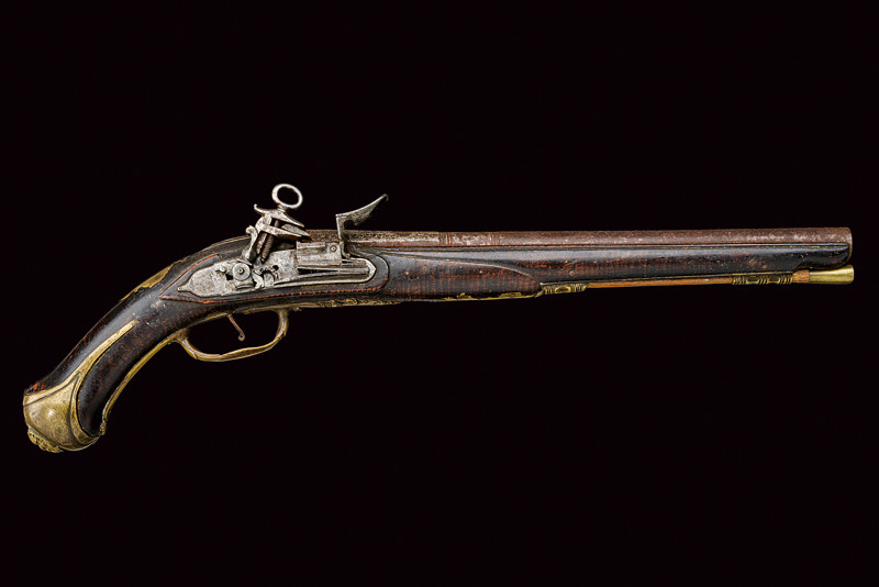 Interessante pistola a pietra focaia di Sebastian Ces